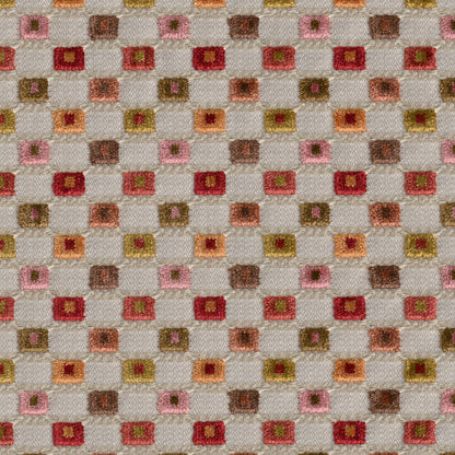Lisbon Velvet - Coral Multi