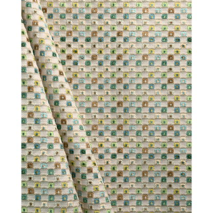 Lisbon Velvet - Green Multi