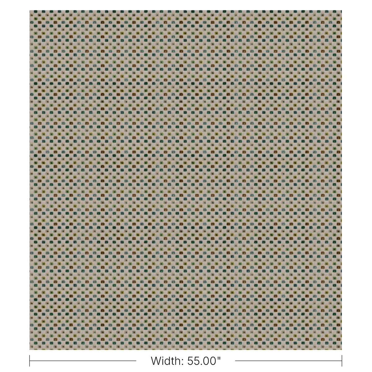 Lisbon Velvet - Green Multi