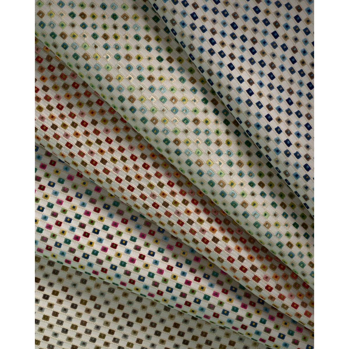 Lisbon Velvet - Green Multi