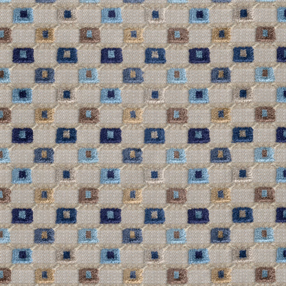 Lisbon Velvet - Blue Multi