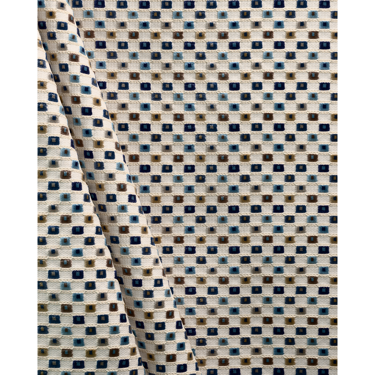 Lisbon Velvet - Blue Multi