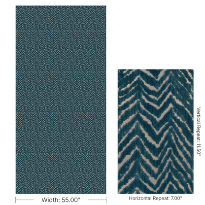 Nairobi Velvet - Teal