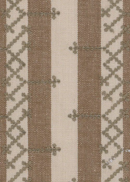 French Knots Fabric by Classic Cloth in Nutmeg