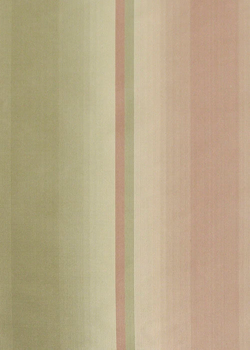Rainbow Silk Fabric by Rose Cumming in Creme/Pink