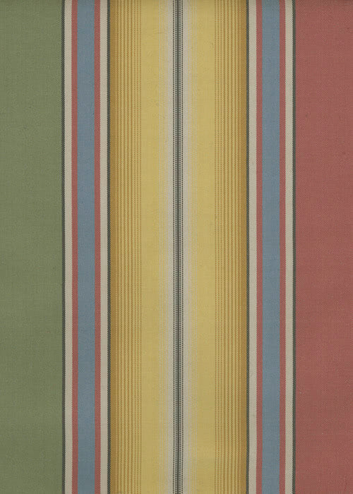 Rosita Fabric by Rose Cumming in Coral/Celadon/Yellow