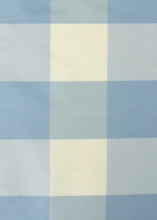 Taffeta Plaid Fabric by Rose Cumming in Blue