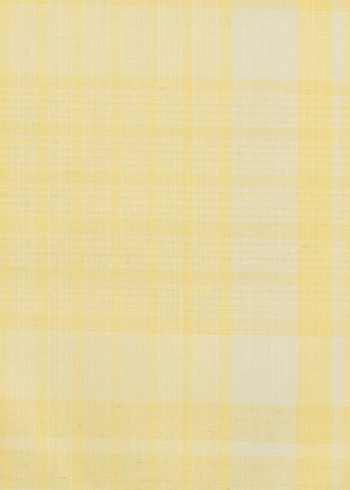 Swedish Check Fabric by Rose Cumming in Yellow
