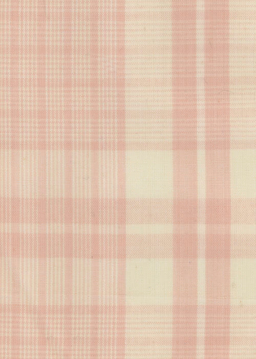 Swedish Check Fabric by Rose Cumming in French Pink