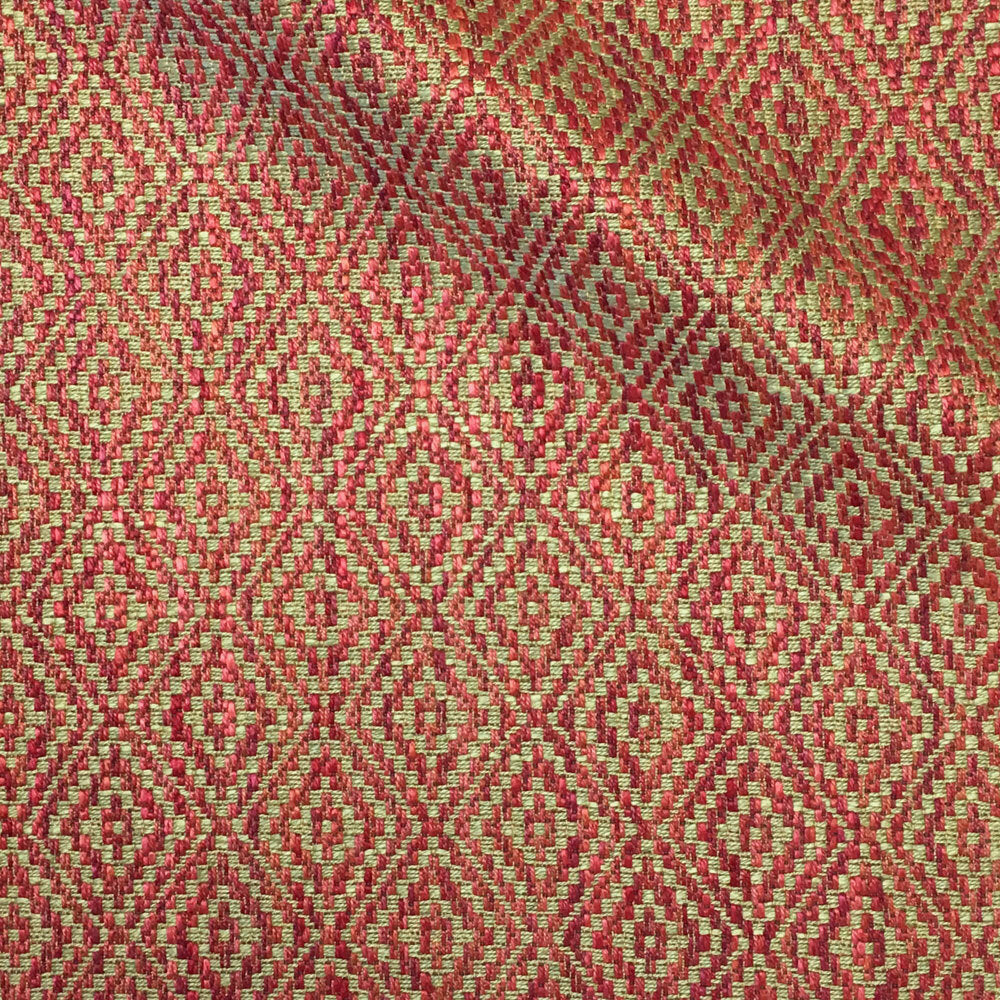 Tarsa Fabric by Ian Sanderson in Dahlia