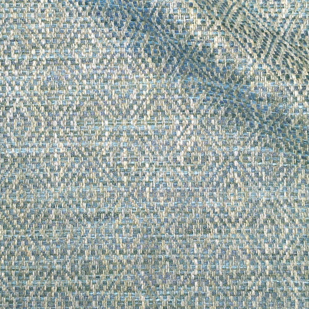Tarsa Fabric by Ian Sanderson in Sandstone Blue