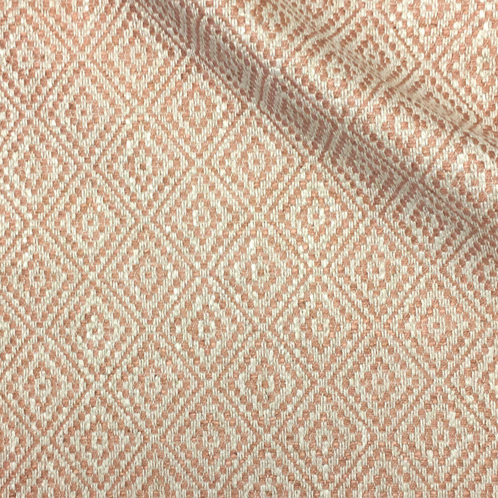 Tarsa Fabric by Ian Sanderson in Shrimp