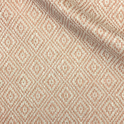 Tarsa Fabric by Ian Sanderson in Shrimp