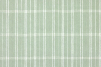 Linen Check Fabric by Raoul Textiles in Robin's Egg