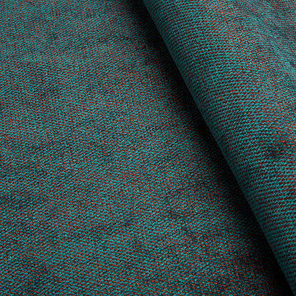 Niko Fabric by Ian Sanderson in Rust Teal