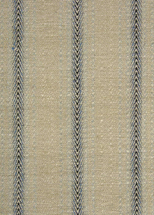 Gunny Stripe Fabric by Classic Cloth in Blue Potato