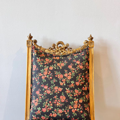 Antique French Carved Petite Chair