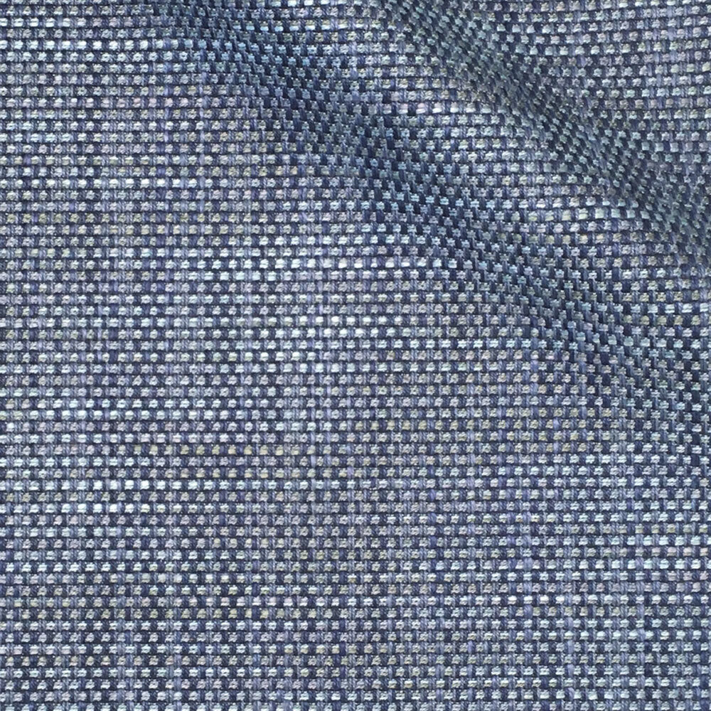 Umi Fabric by Ian Sanderson in Cadet