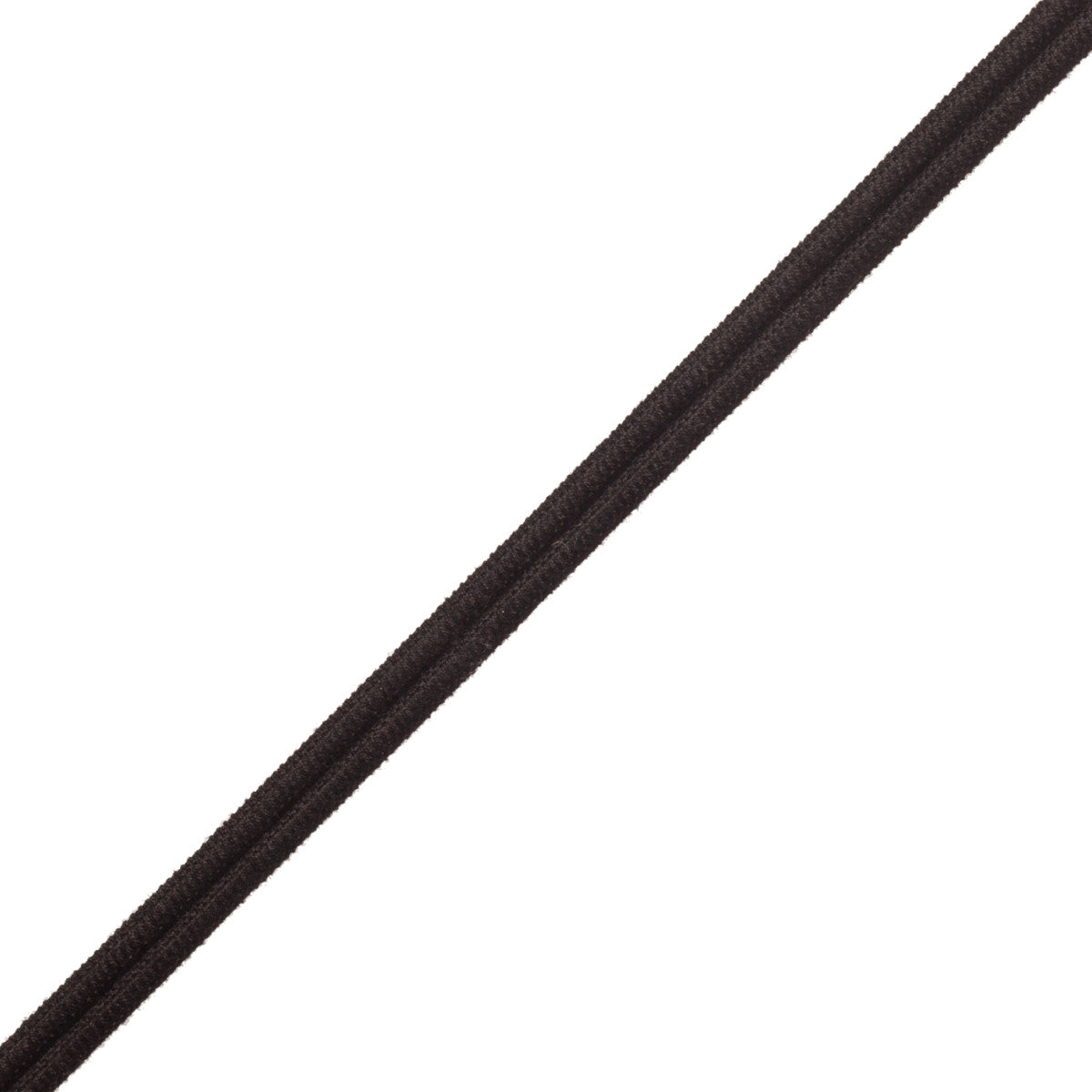 3/8" French Double Welting Trim by Samuel & Sons in Black - Dull, GB-26532-063, swatch