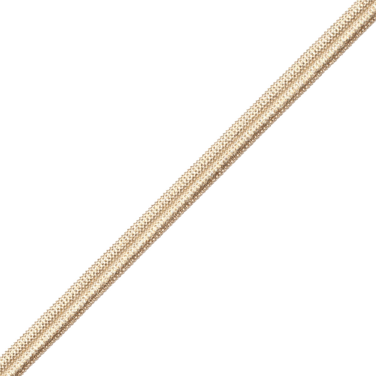 3/8" French Double Welting Trim by Samuel & Sons in Metallic White Gold, GB-26532-201, swatch