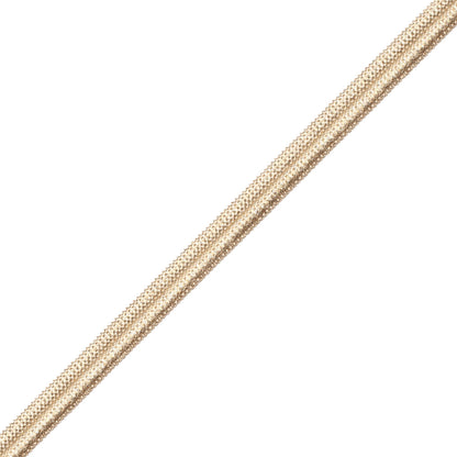 3/8" French Double Welting Trim by Samuel & Sons in Metallic White Gold, GB-26532-201, swatch