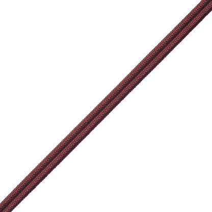 3/8" French Double Welting Trim by Samuel & Sons in Eggplant, GB-26532-884, swatch