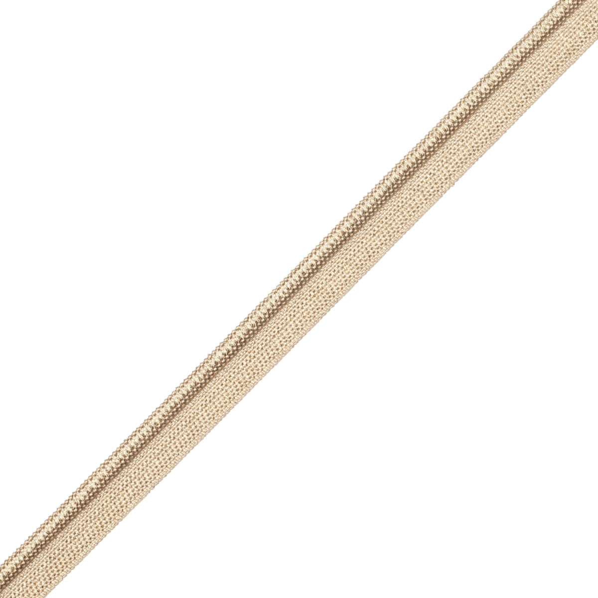 1/4" (5 mm) French Piping Trim by Samuel & Sons in Metallic White Gold, CT-26621-201, swatch