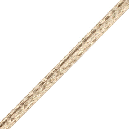 1/4" (5 mm) French Piping Trim by Samuel & Sons in Metallic White Gold, CT-26621-201, swatch