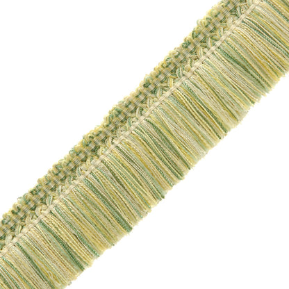 1.5" Milady Brush Fringe Trim by Samuel & Sons in Lemon/Chive