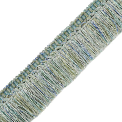 1.5" Milady Brush Fringe Trim by Samuel & Sons in Tranquil Sea