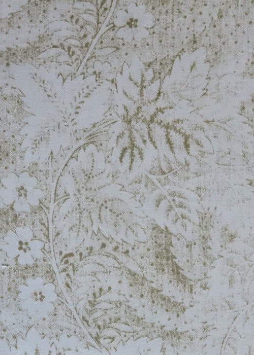 Viburnum Fabric by Rose Cumming in Taupe
