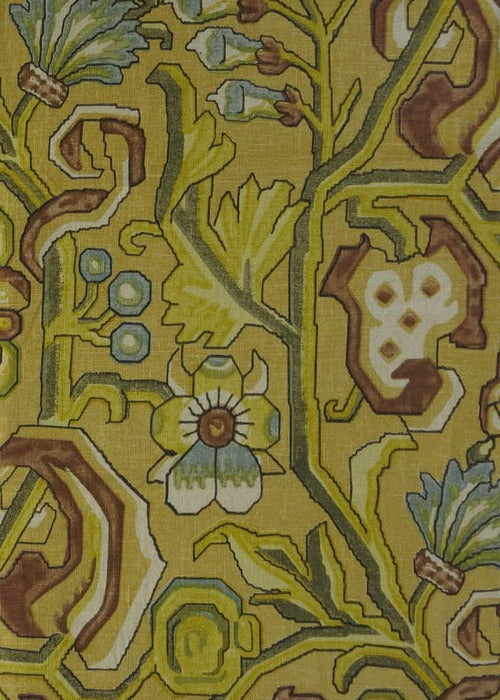 Bayonne Fabric by Rose Cumming in Gold