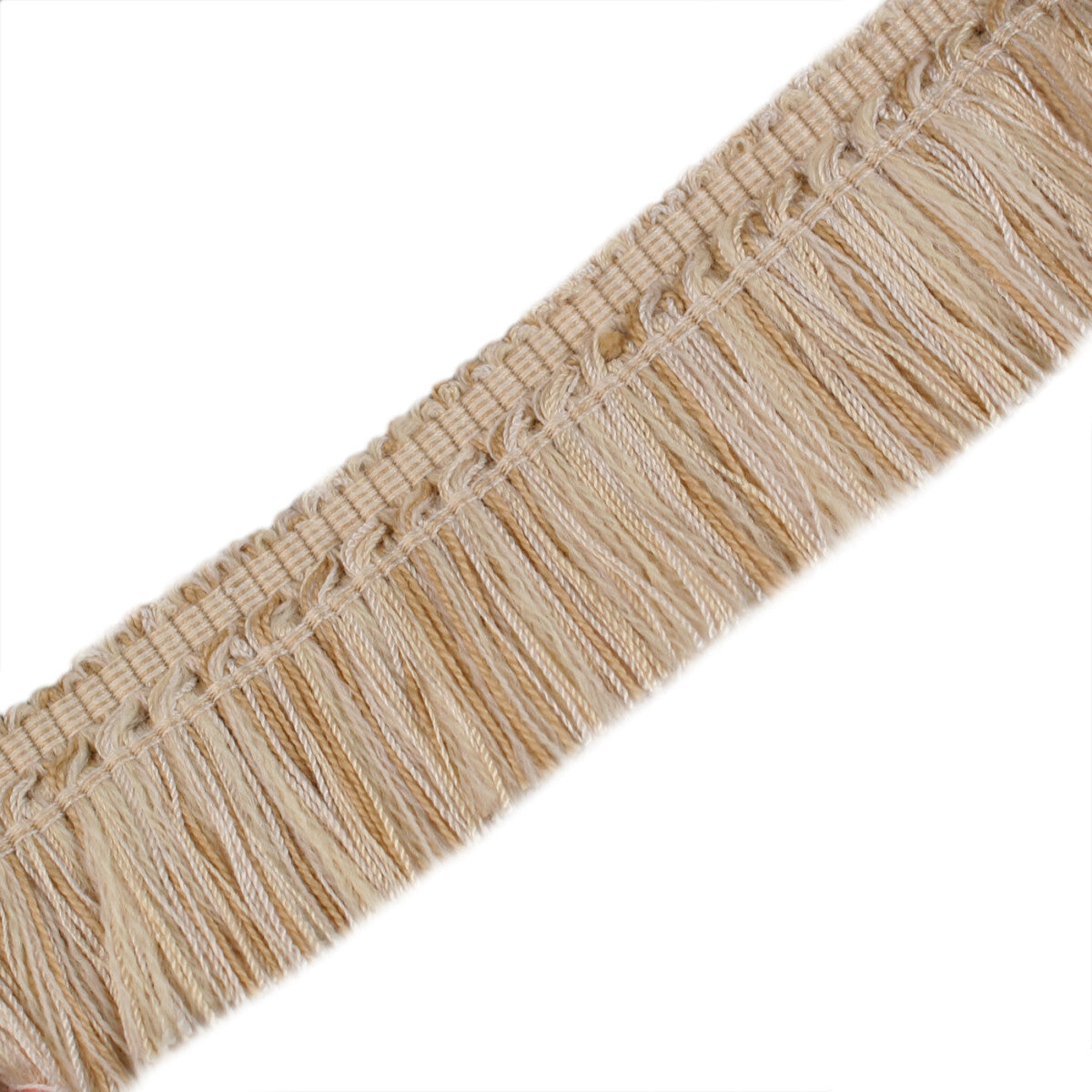 1.5" Venise Brush Fringe Trim by Samuel & Sons in Cream/Ivory