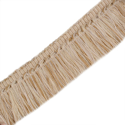 1.5" Venise Brush Fringe Trim by Samuel & Sons in Cream/Ivory