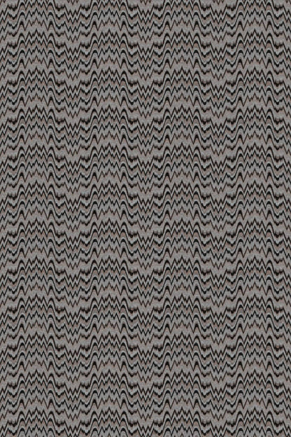 Bargello Fabric by Gainsborough in Black / Sky Blue Multi