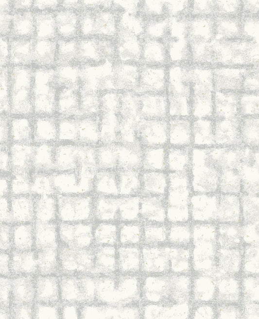 Shea Distressed Geometric Wallpaper