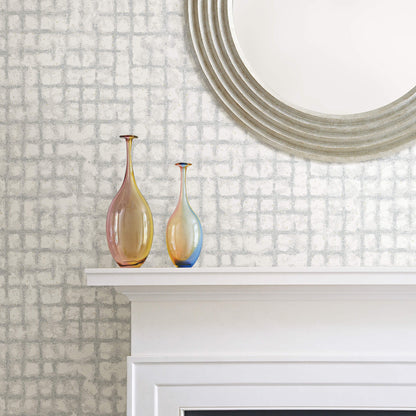 Shea Distressed Geometric Wallpaper