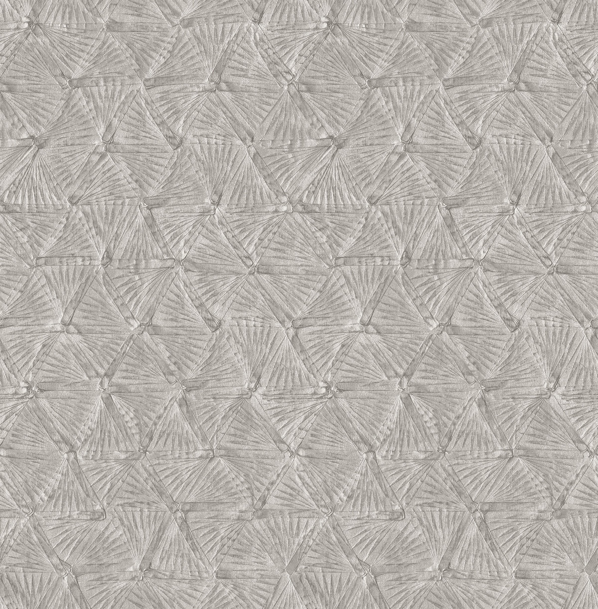 A-Street Prints Revival Wright Wallpaper - Pewter, geometric in gold, pink, grey