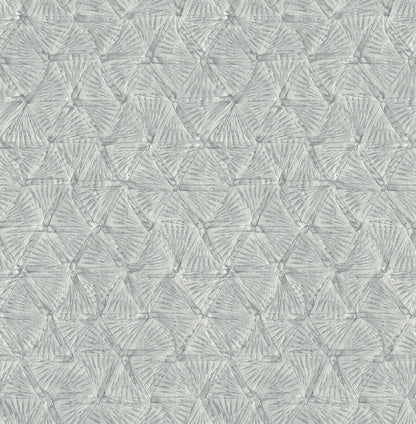 A-Street Prints Revival Wright Wallpaper - Slate, geometric in gold, pink, grey