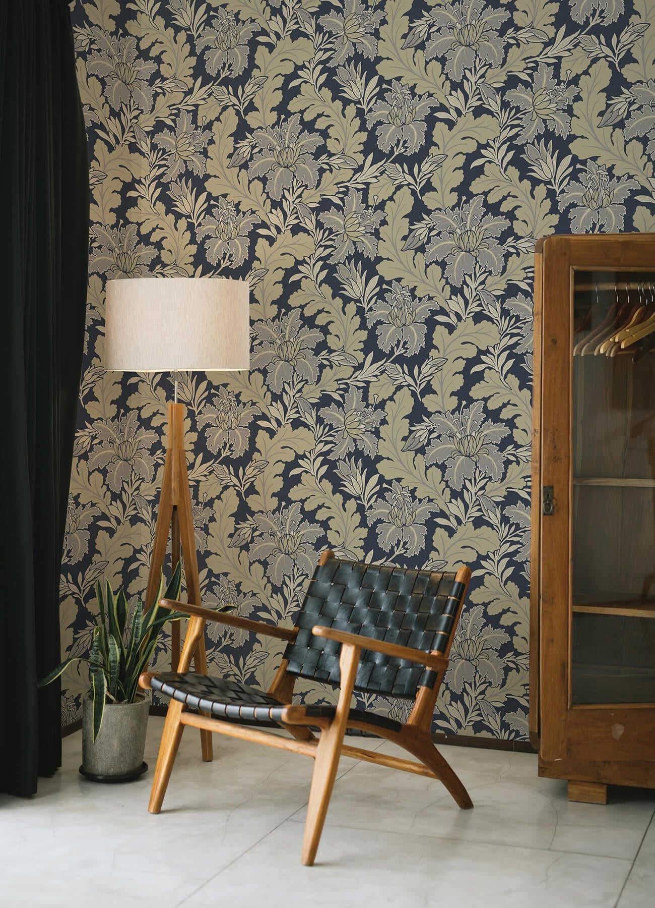 Revival Butterfield Floral Wallpaper