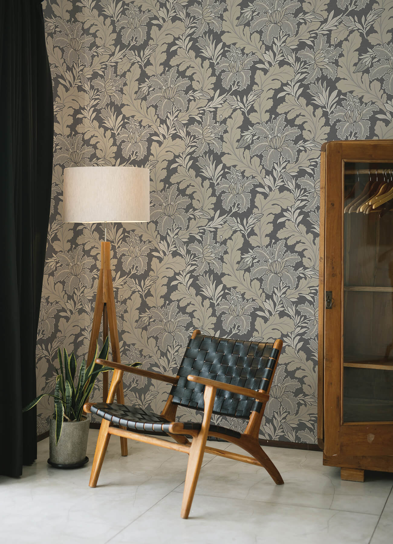 Revival Butterfield Floral Wallpaper