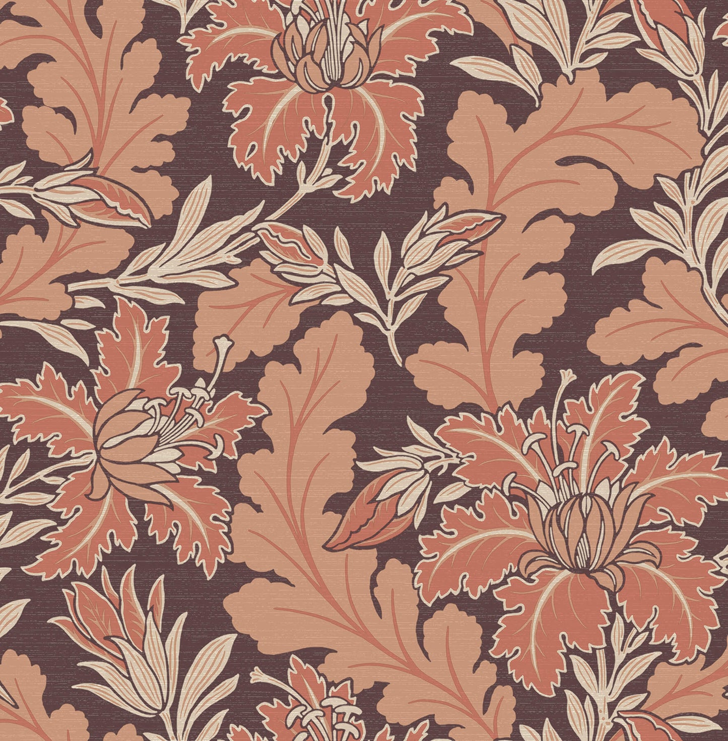 Revival Butterfield Floral Wallpaper