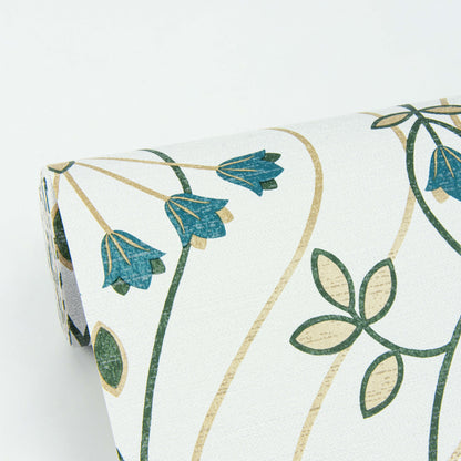 Revival Dard Tulip Ogee Wallpaper