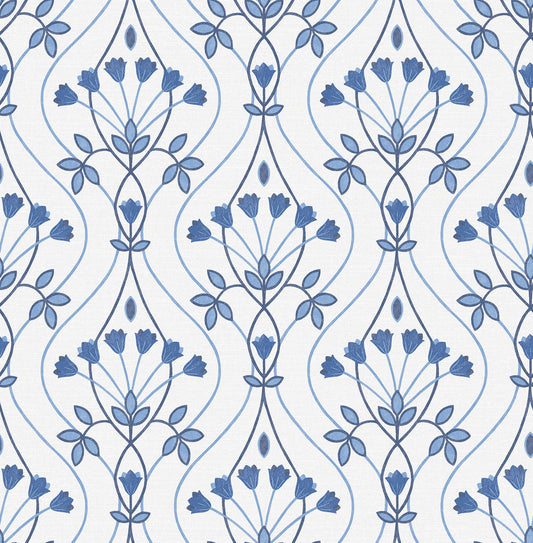 Revival Dard Tulip Ogee Wallpaper