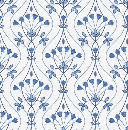Revival Dard Tulip Ogee Wallpaper