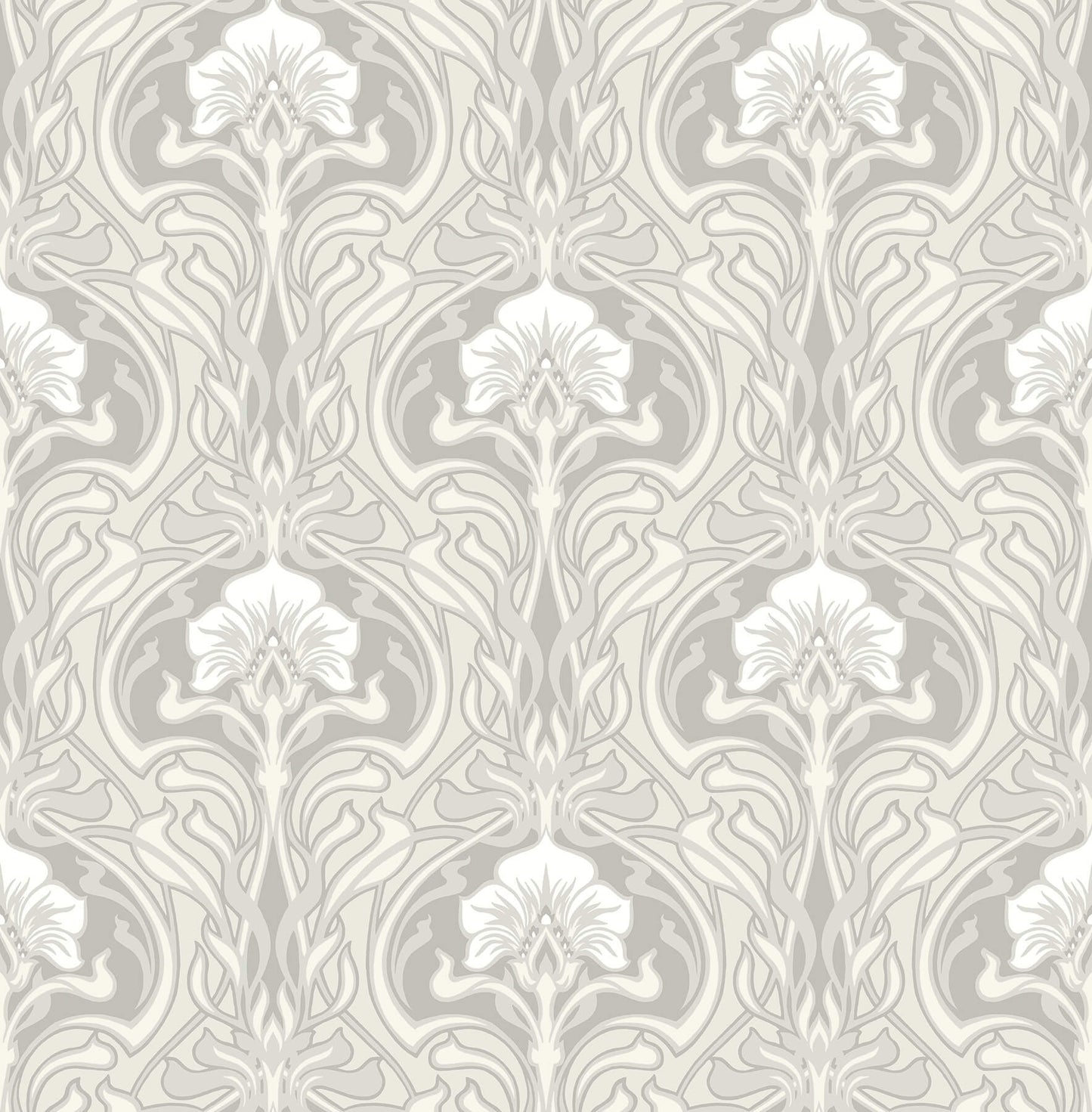 Revival Mucha Ogee Wallpaper