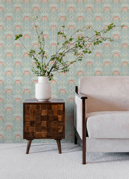 Revival Mucha Ogee Wallpaper