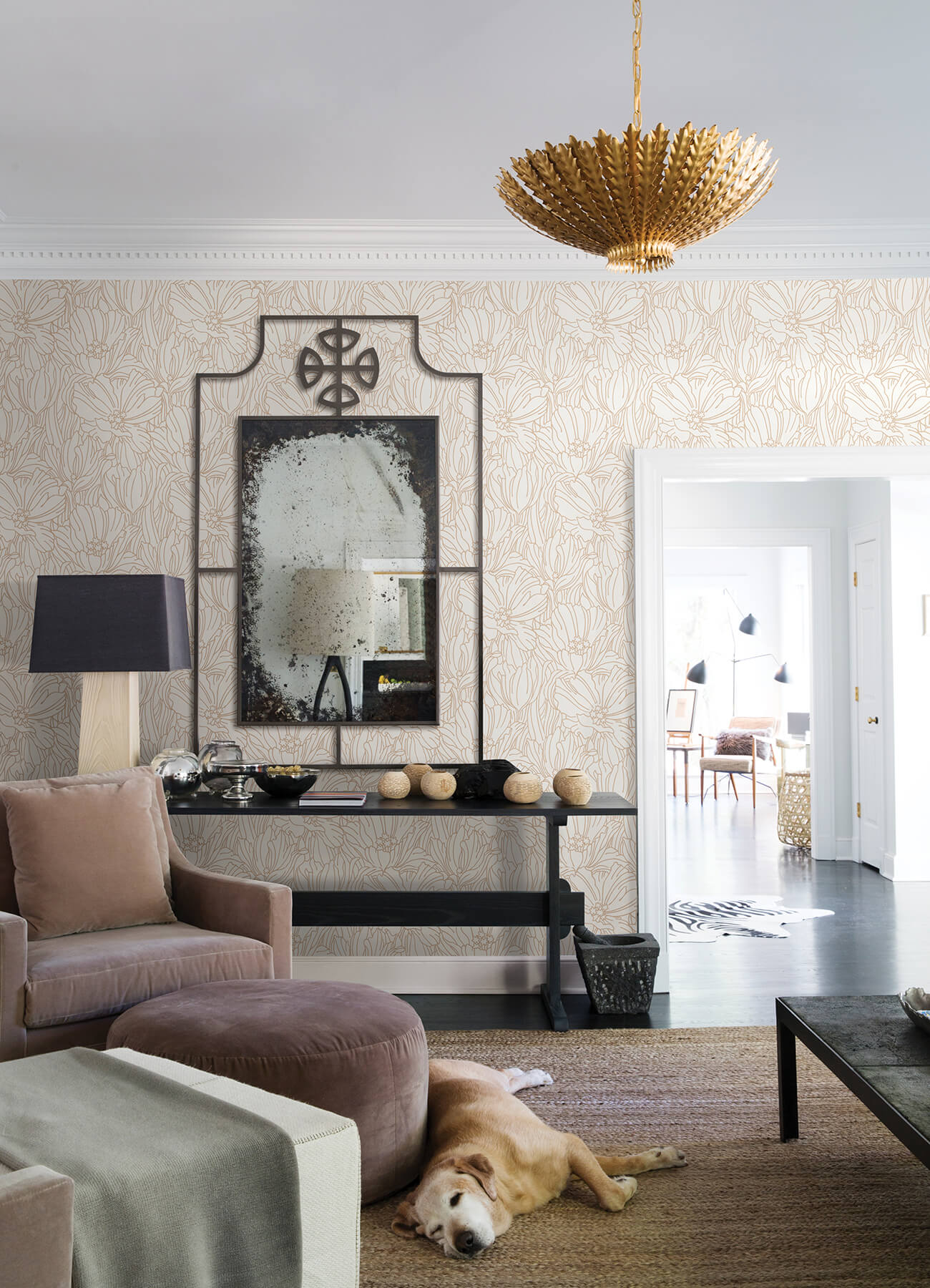 Revival Selwyn Metallic Wallpaper