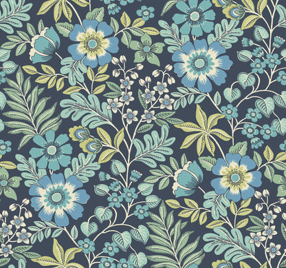 Revival Voysey Floral Wallpaper