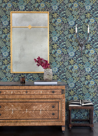 Revival Voysey Floral Wallpaper